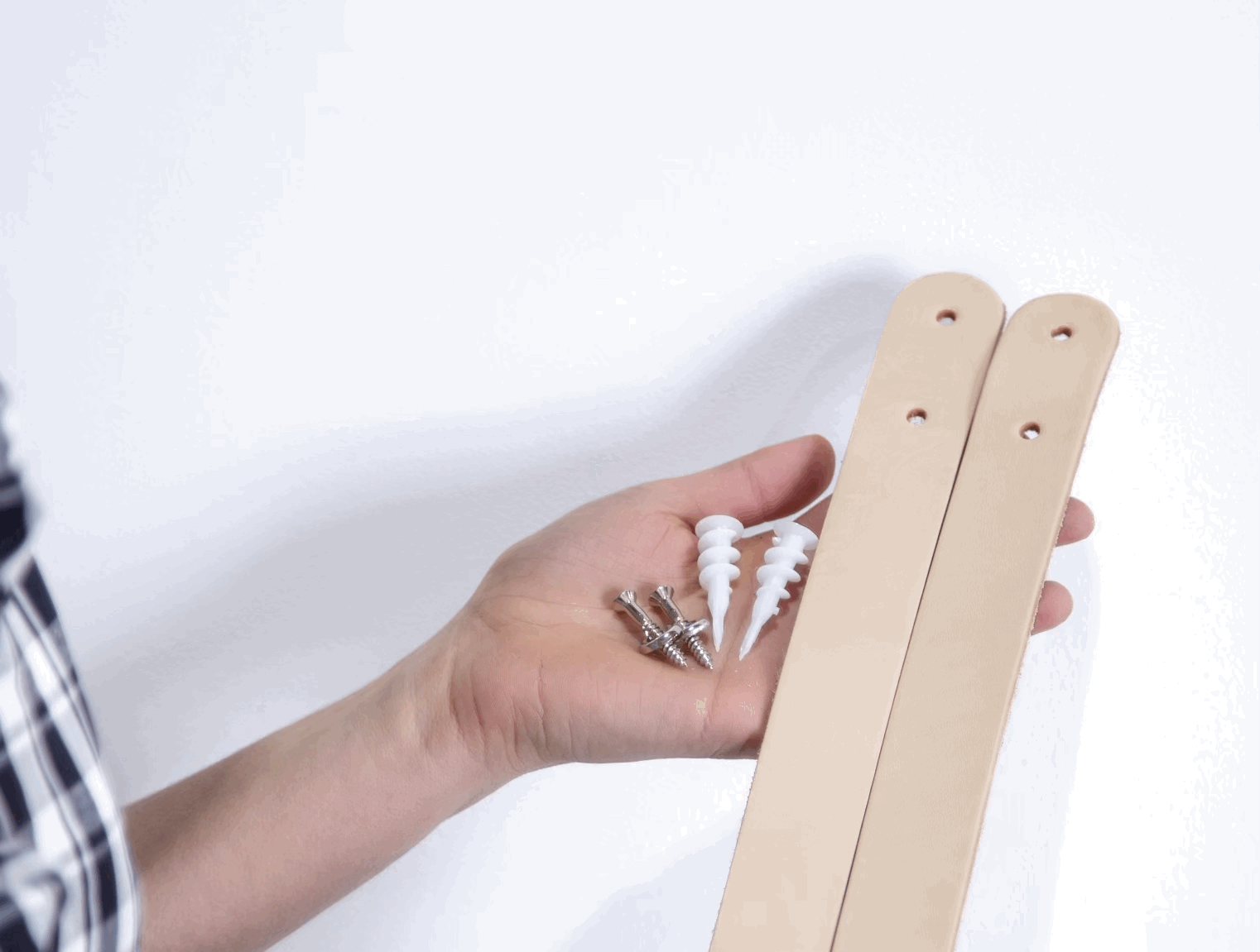 Natural Leather Curtain Straps