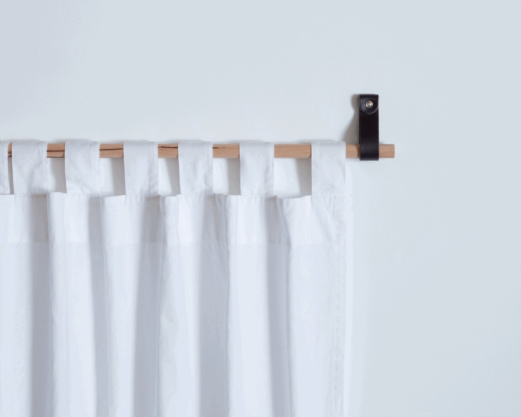 Curtain Rod Hook in Black
