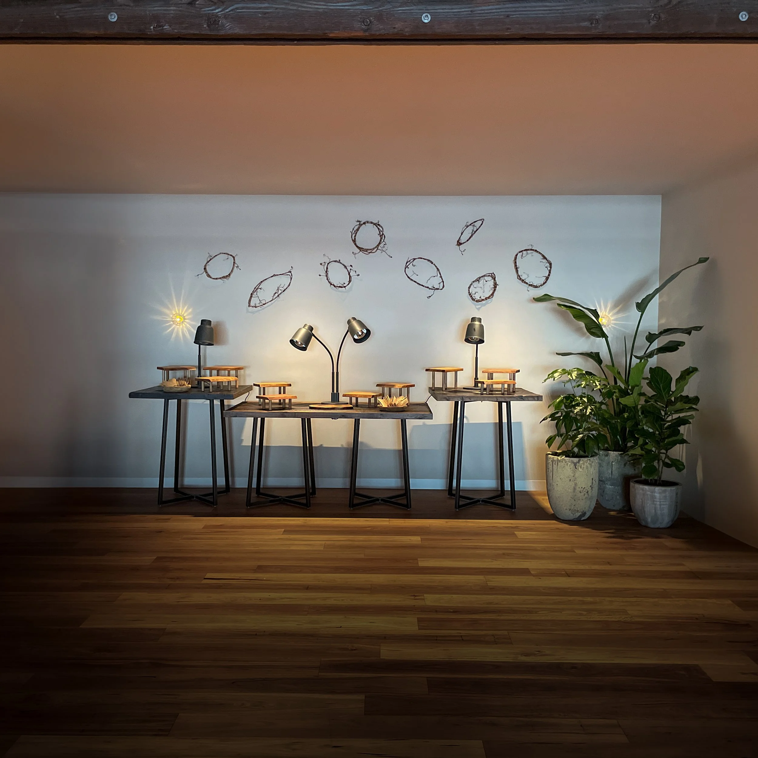 Buffet Tables in salvaged Oregon