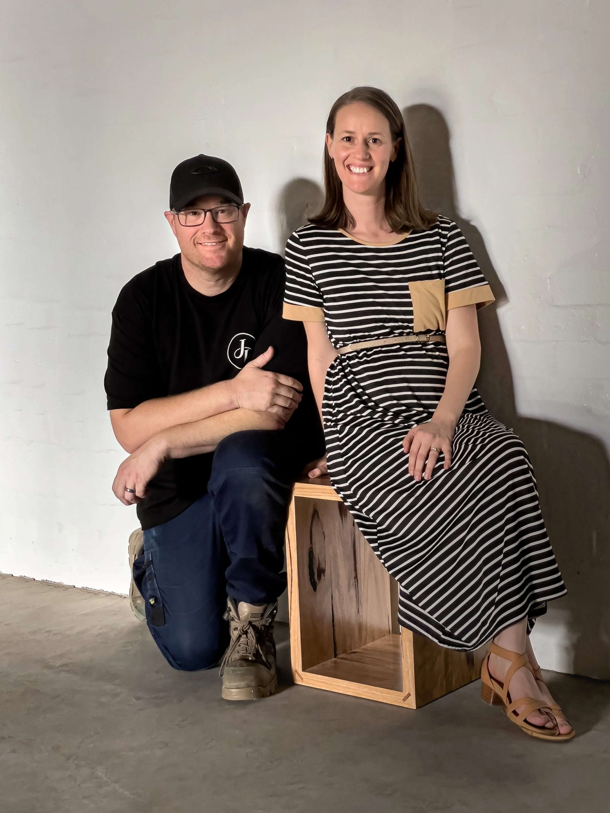 Owners of Jemmervale Designs Paul and Jannah Tucker