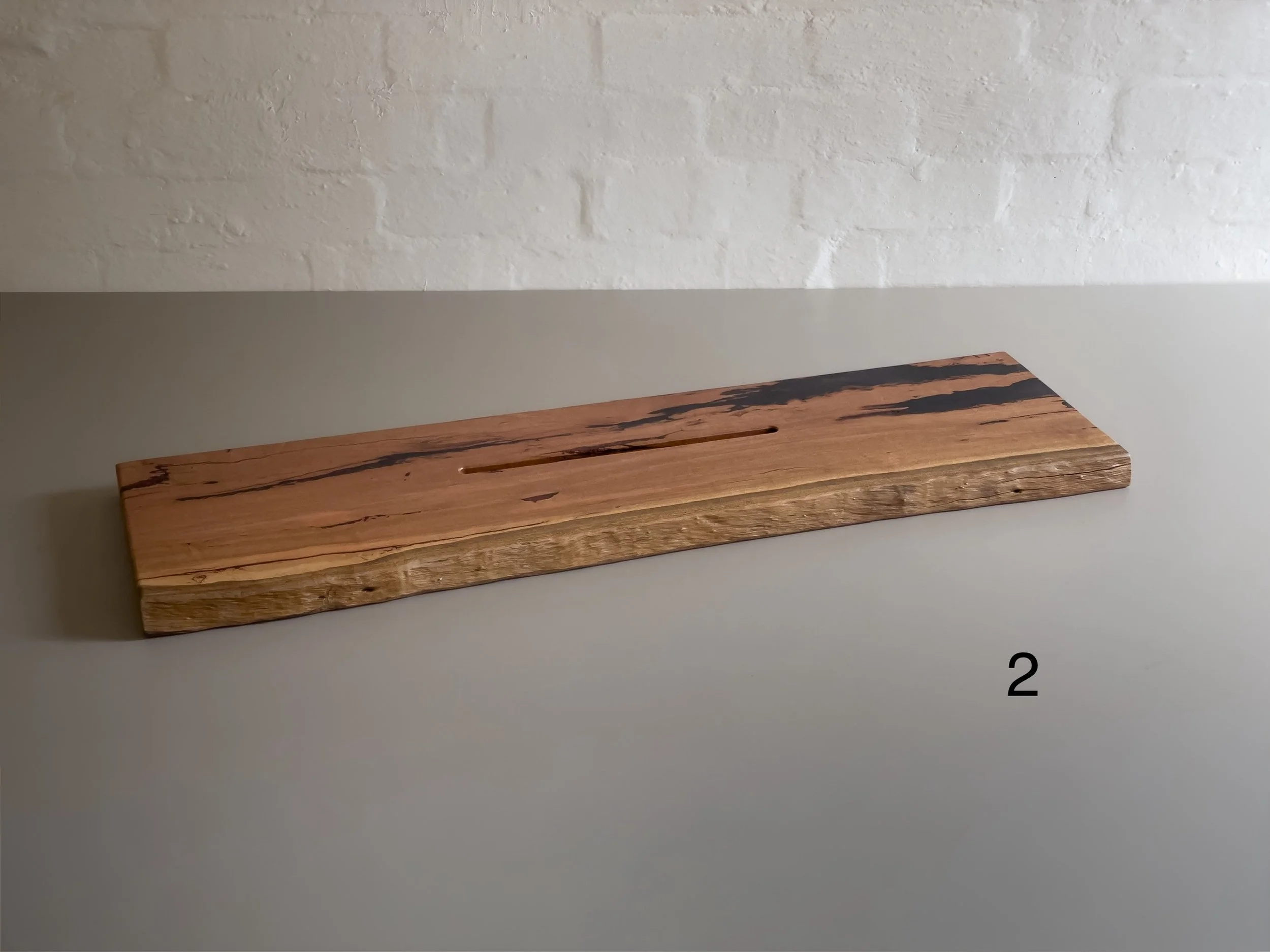 Solid Timber Slab Bath Caddy