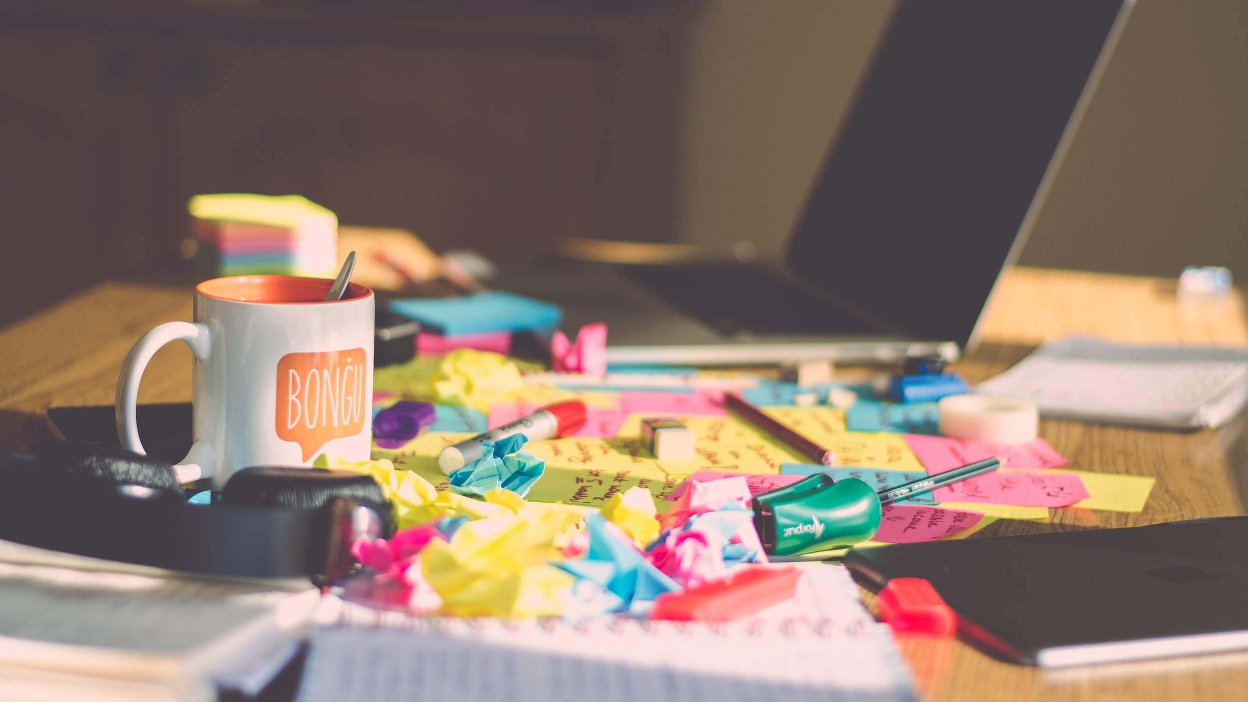 Decluttering Office Desk