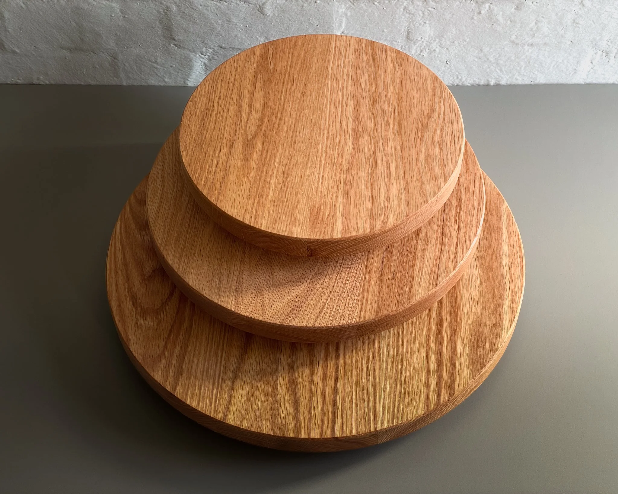 Cake Stand in American Oak 33cm, 40cm and 50cm