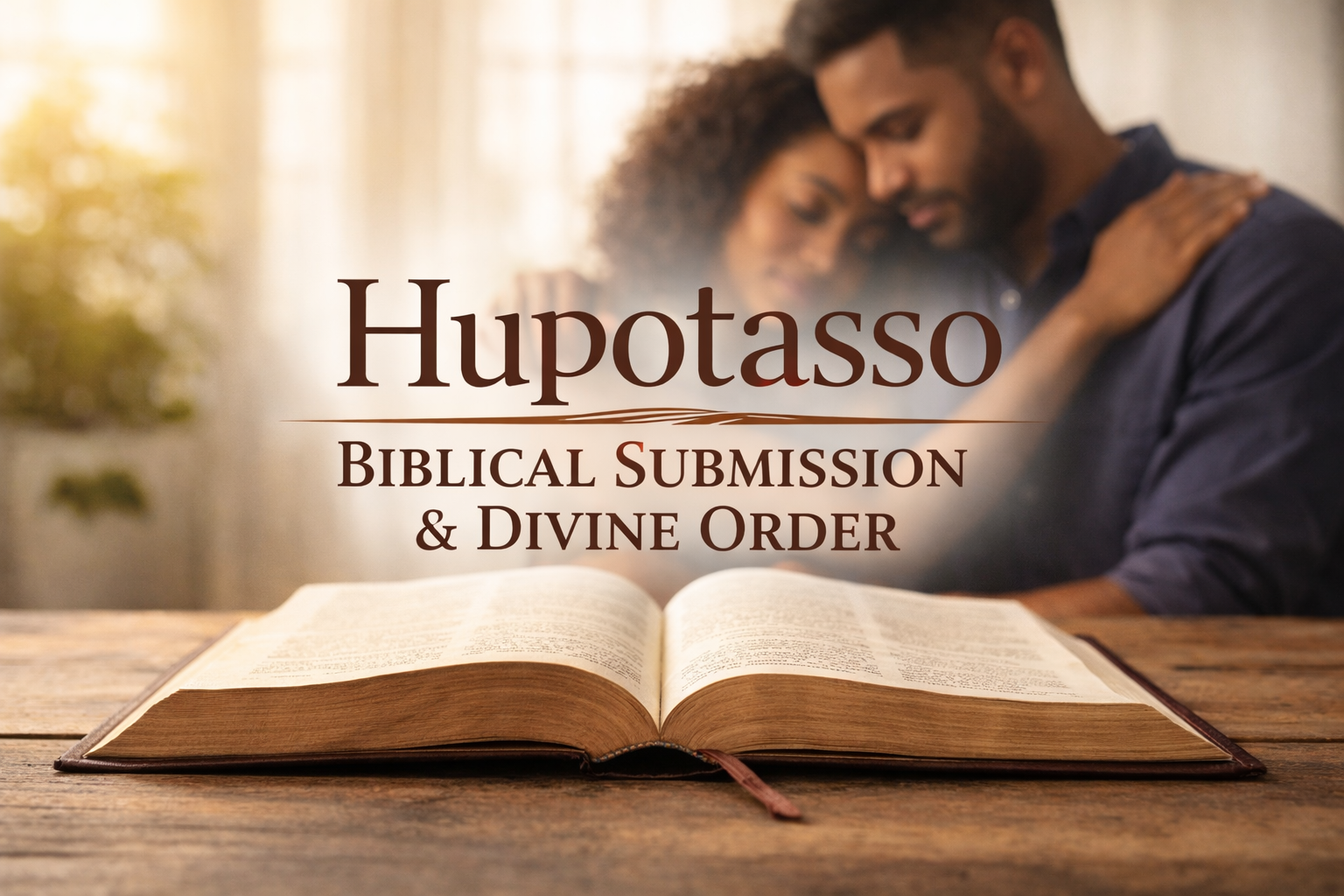 Hupotasso Explained: Biblical Submission, Divine Order, and the Way of Christ