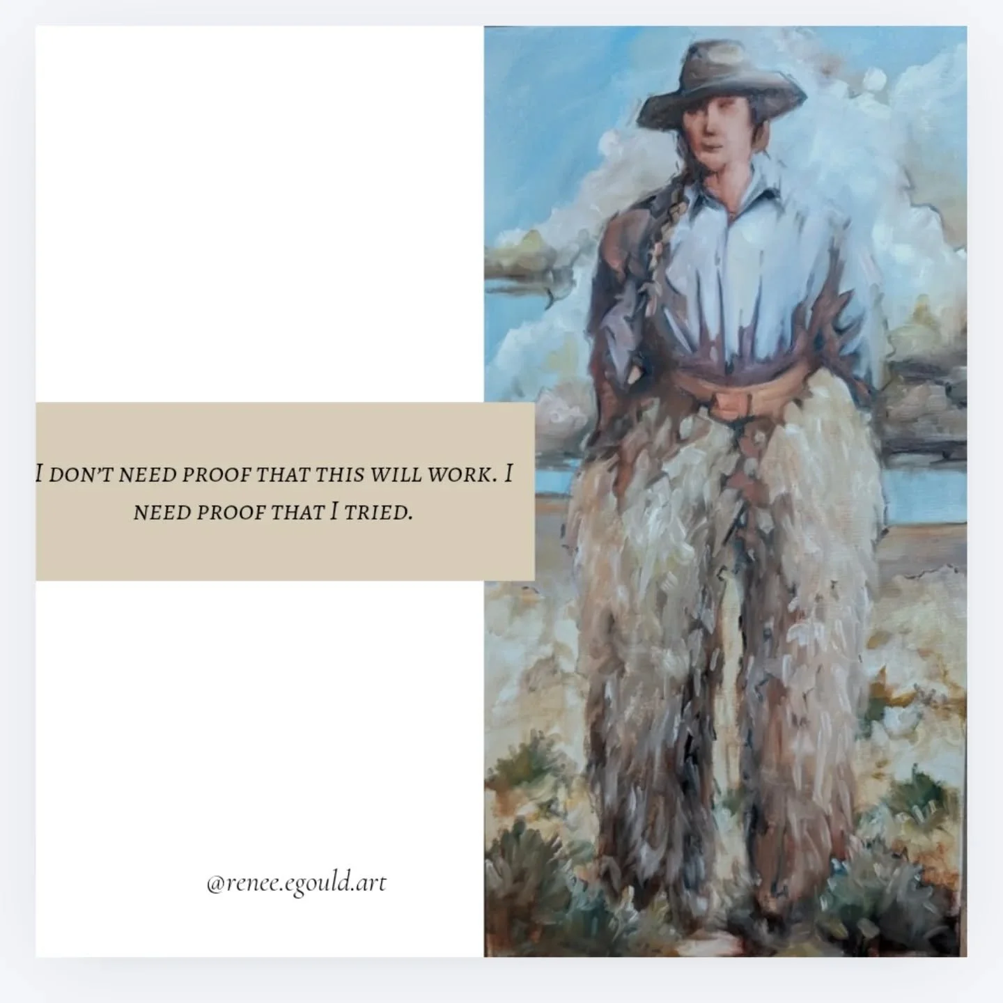 I'm just stacking reps day after day. I'm not the best artist, marketer, book keeper, customer relations manager, but I am damn determined to try new things and continue to improve.