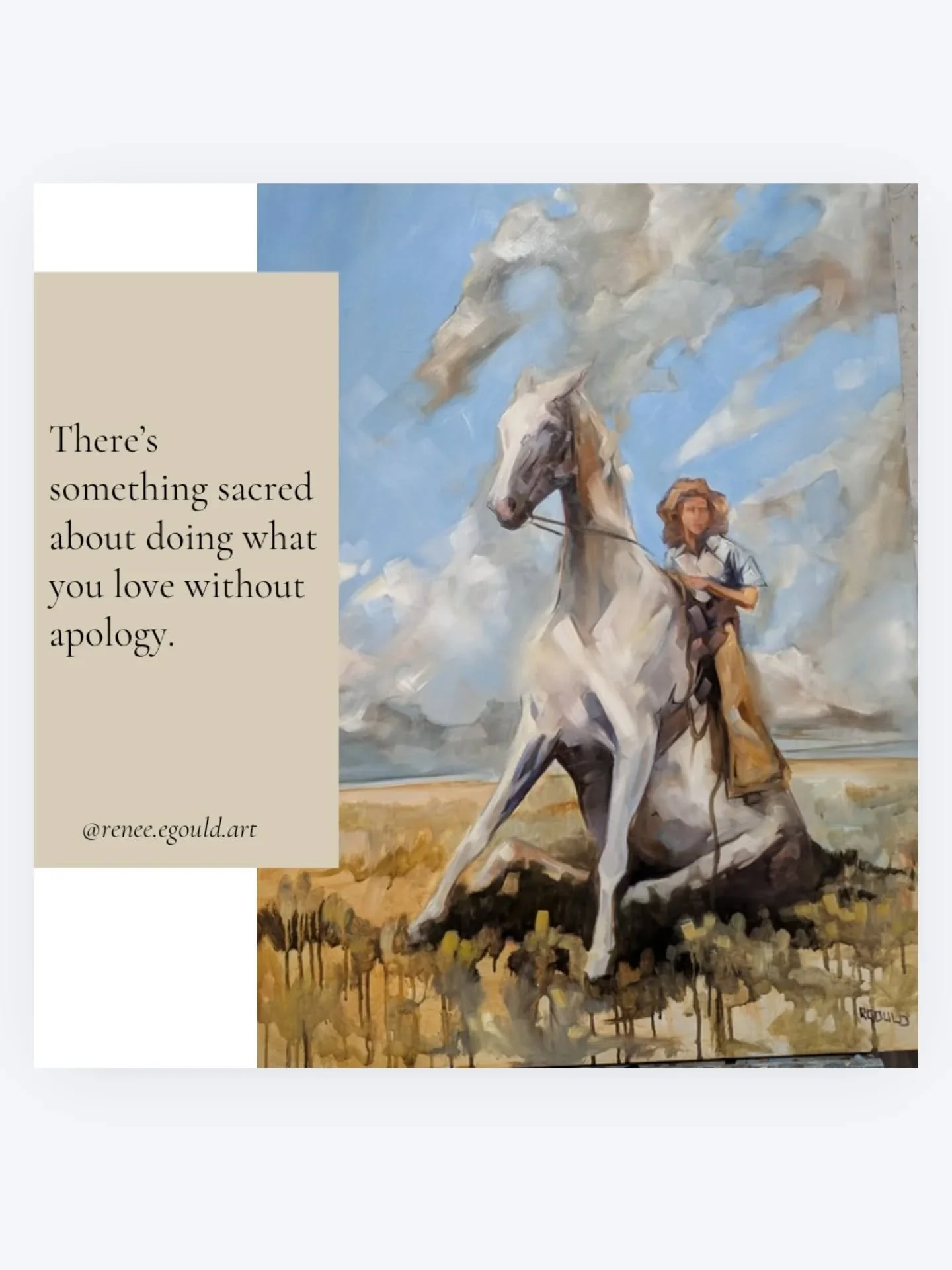 Honestly, the blessing of this life and to do this work is not lost on me. Each day I get to choose my joy, my hard, and my schedule. And it's sacred to me.