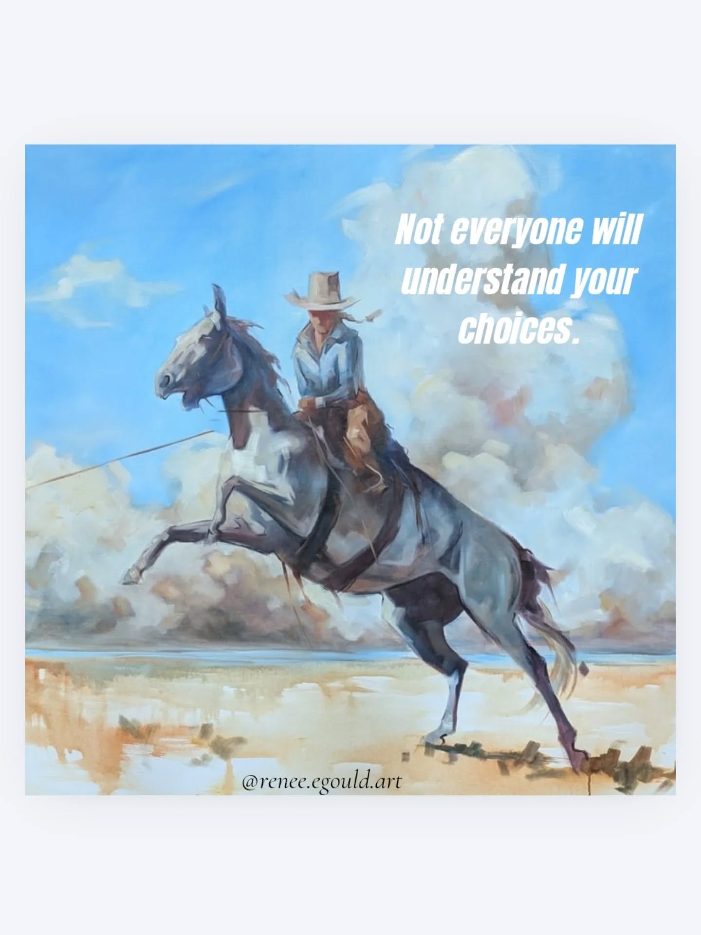 A list of 5 choices that come to top of mind that I've made that some people don't understand.... And I'm limiting it to 5 because it could go on and on:

1.  Moving to the farm
2. Moving off the farm and getting a divorce
3. Making prints
4. Only ha