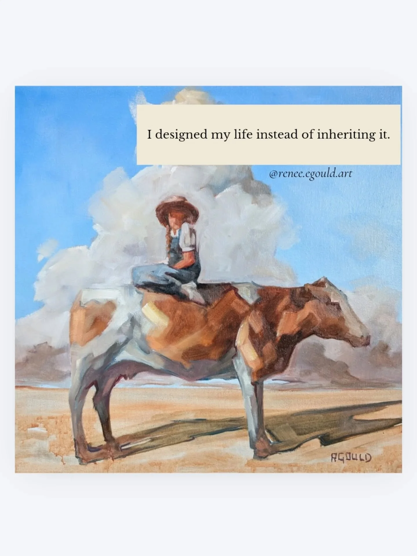 If you inherited the farm or something else That's not what I'm talking about here. I'm saying YES inherit something awesome! But set your own boundaries, operations, standards, expectations, and rules. Set a line of how you're going to do it, instea