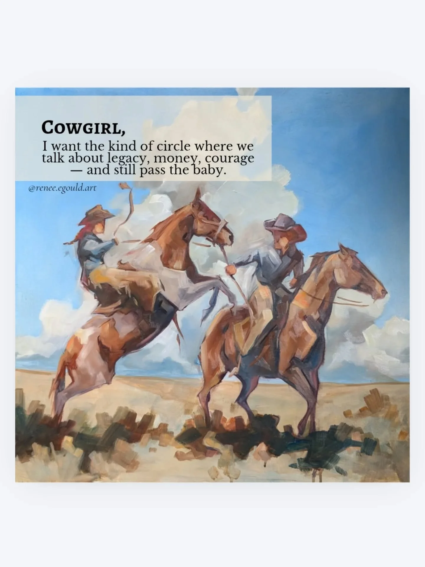 I want a community of people that are real and authentic to themselves.