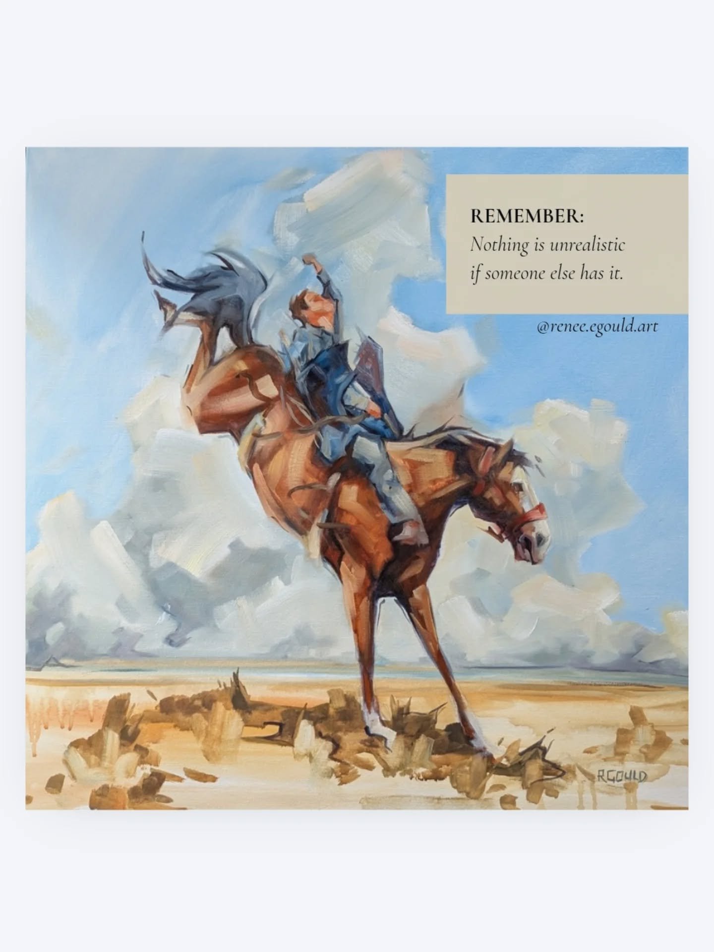 It's only you in the way when it comes to getting what you want, especially if someone else has achieved what you want to achieve.