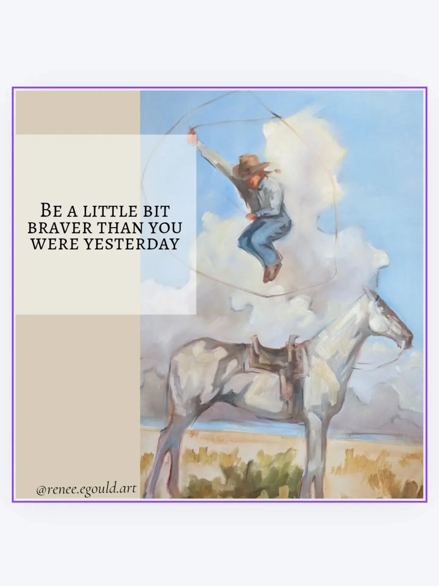 Sometimes I need the reminder to not get comfortable, to go to the event, to introduce myself, to meet the new people, to pick up the phone, to ask for help, to accept help, and to just believe it could be me.