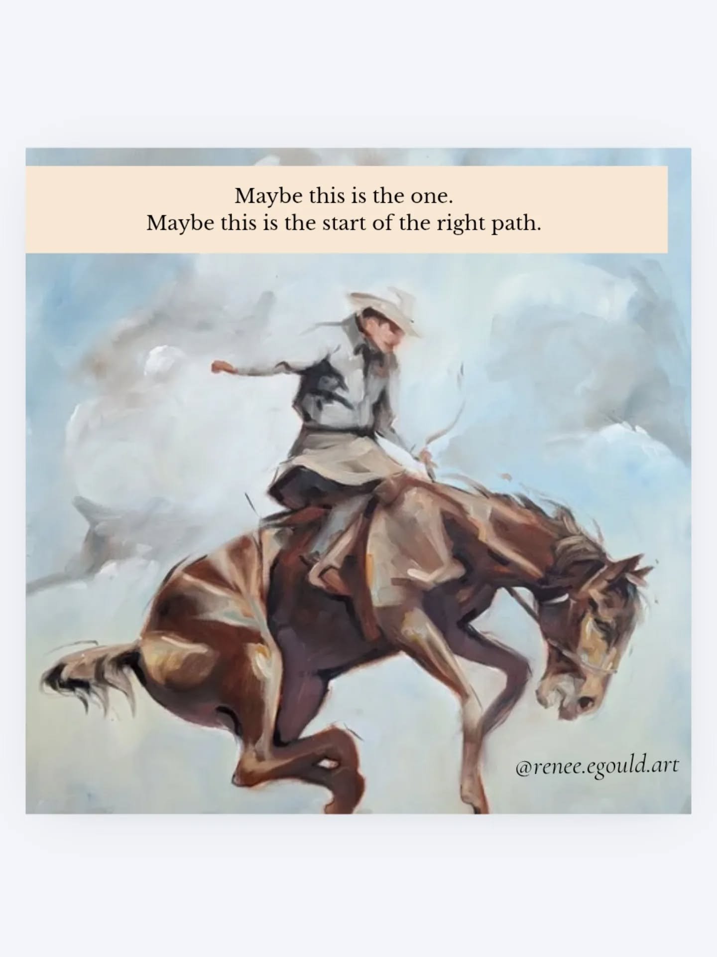 It sure isn't pretty in the beginning. It's 100% like riding a young horse that likes to bronc. It takes time to make them into a nice horse. You wont know for sure if it'll make a nice horse or a nice career or a nice whatever until you are well int