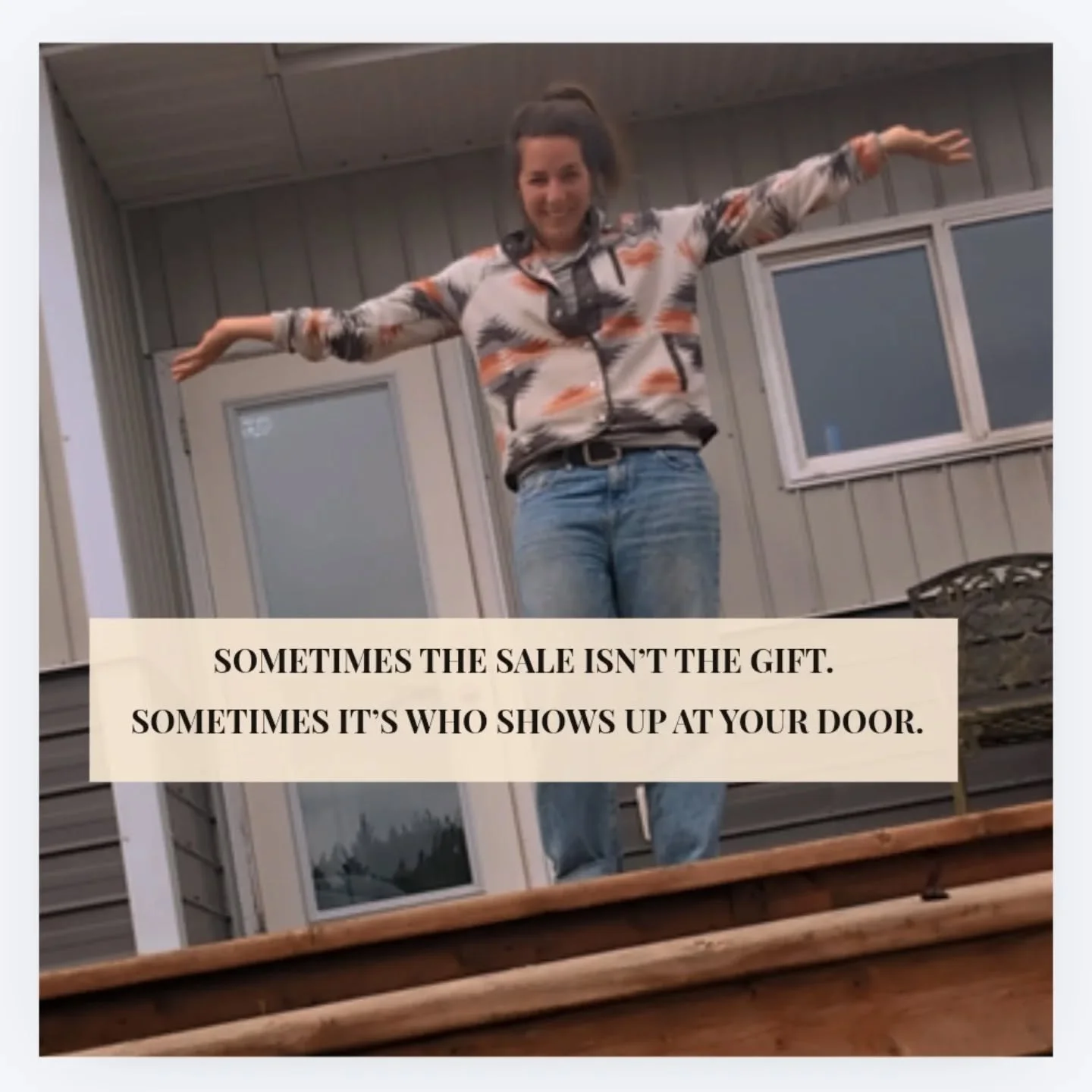 Somehow I keep being blown away at the things that show up in my life.
I know it's not luck. I've pushed harder and dreamed bigger than I ever have and just when I think something wasn't worth it, it seems to pay out in an unexpected way.

If you're 