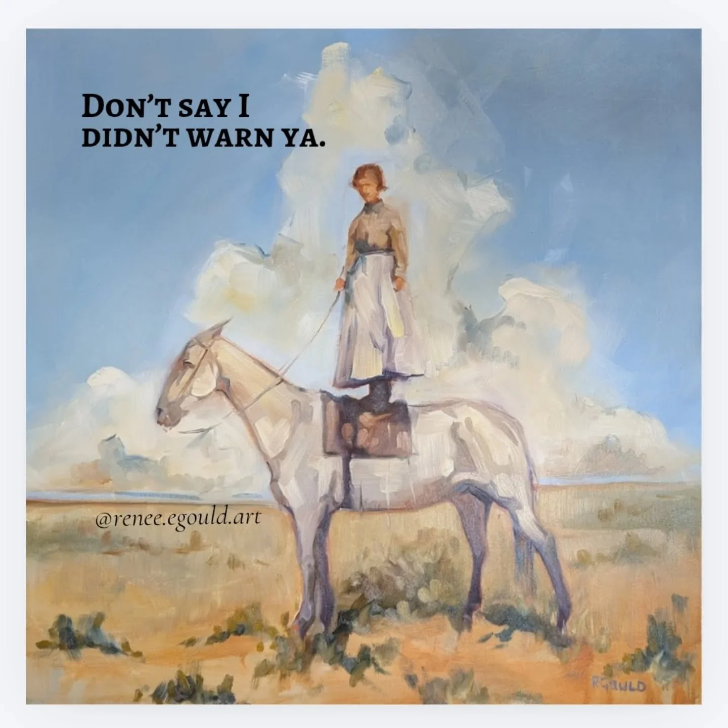 When it's my turn, I'm going out with a bang