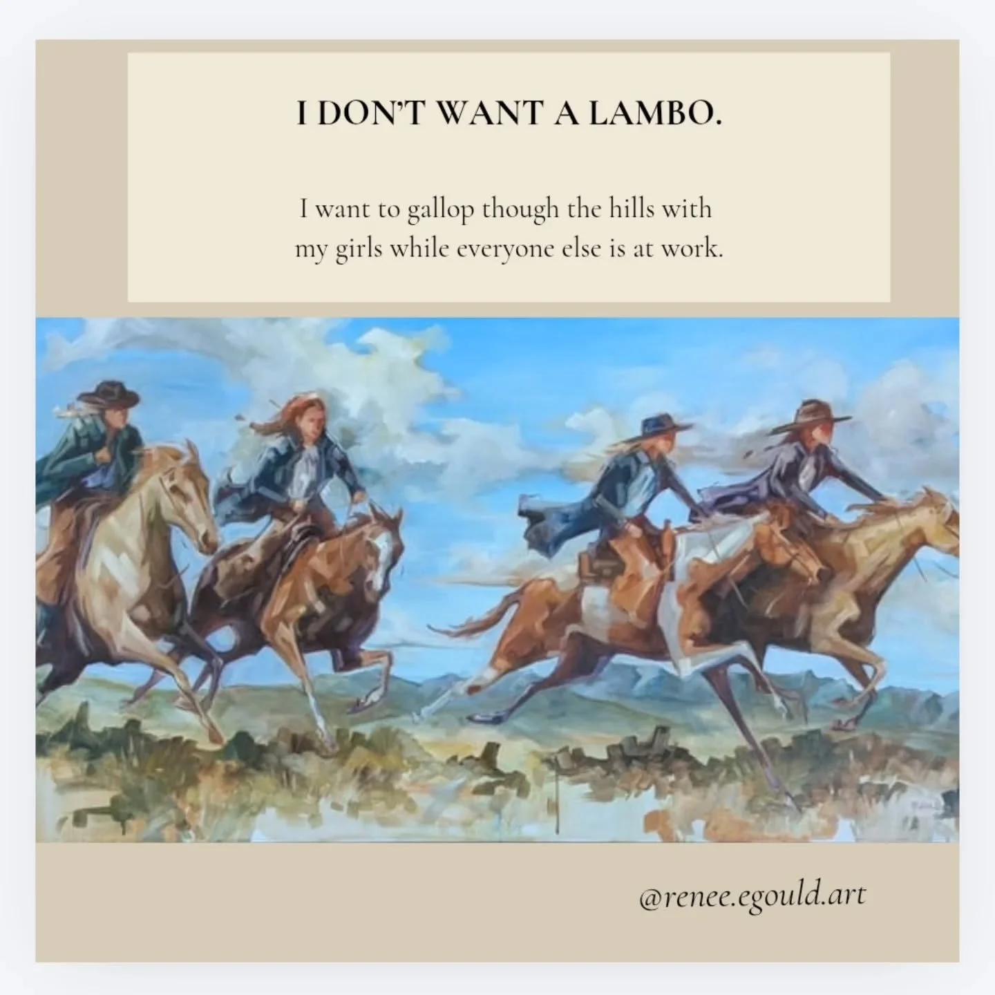 I mean if we're dreaming big...