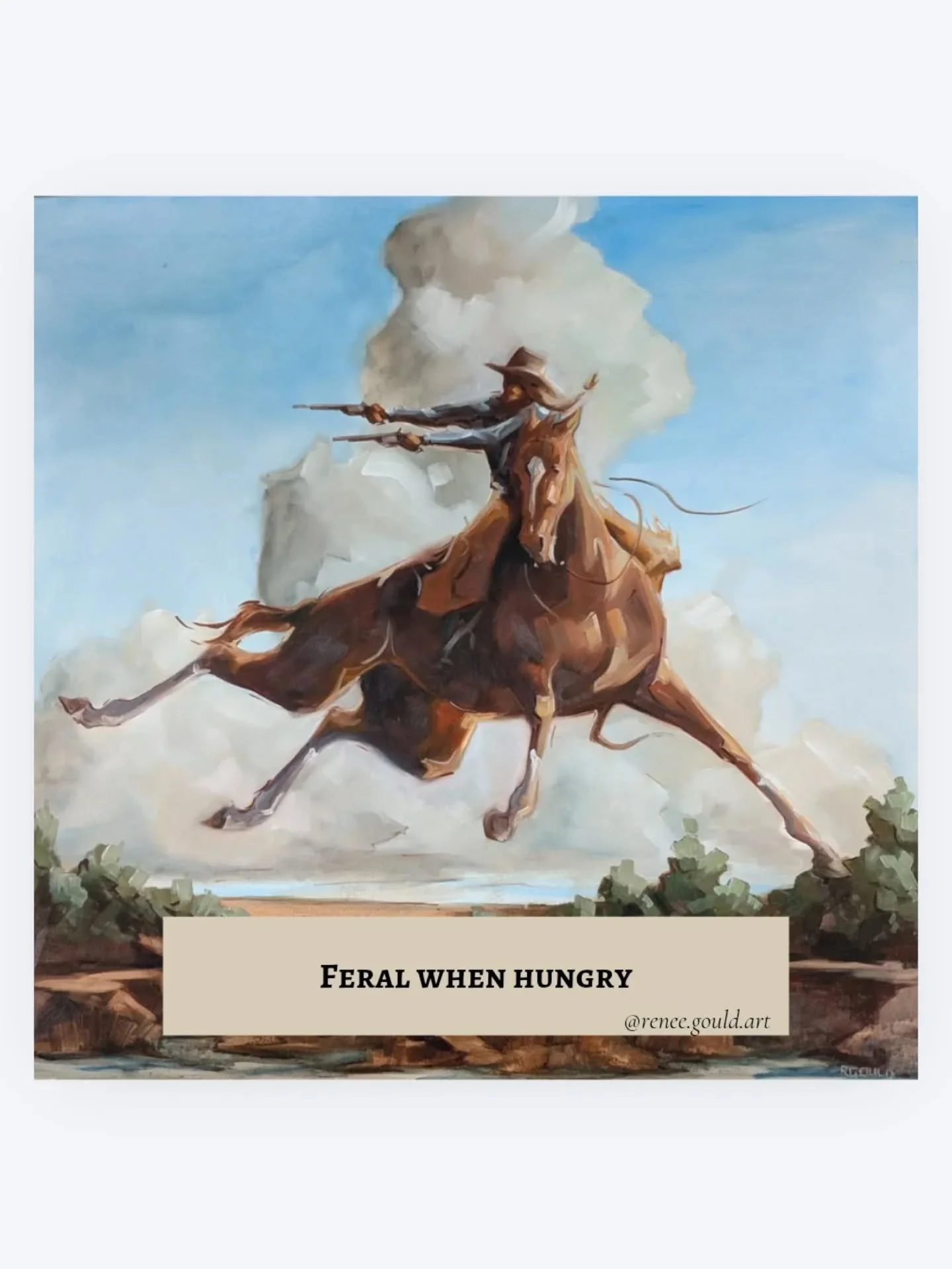 This painting accurately represents me when hungry. The snickers commercials are accurate.  I am not someone who can skip a meal. I like to eat and food is my love language.