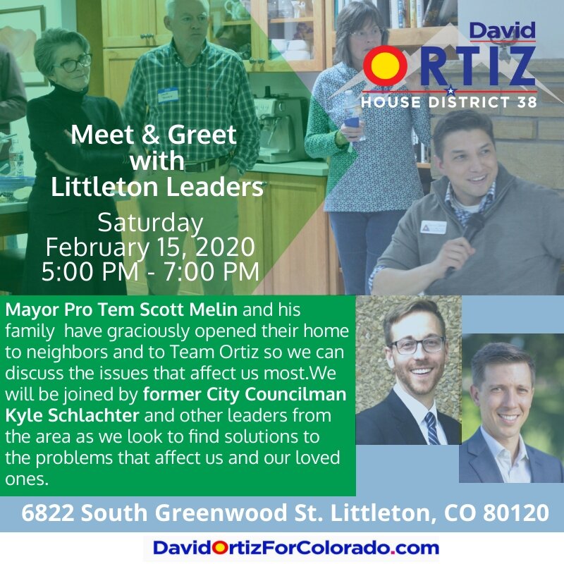 David Ortiz Meet and Greet with Littleton Leaders