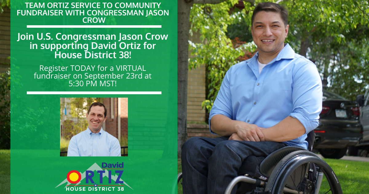 Team Ortiz Service to Community Fundraiser With Congressman Jason Crow