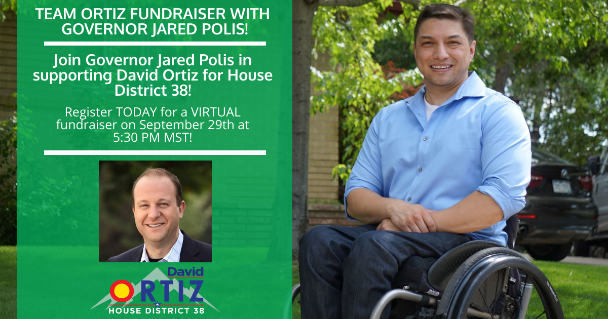 Team Ortiz Fundraiser with Governor Jared Polis