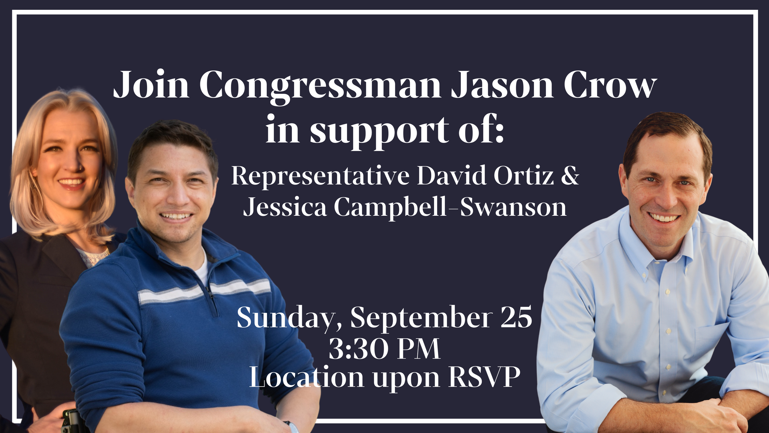 Jason Crow Fundraiser for David and Jessica