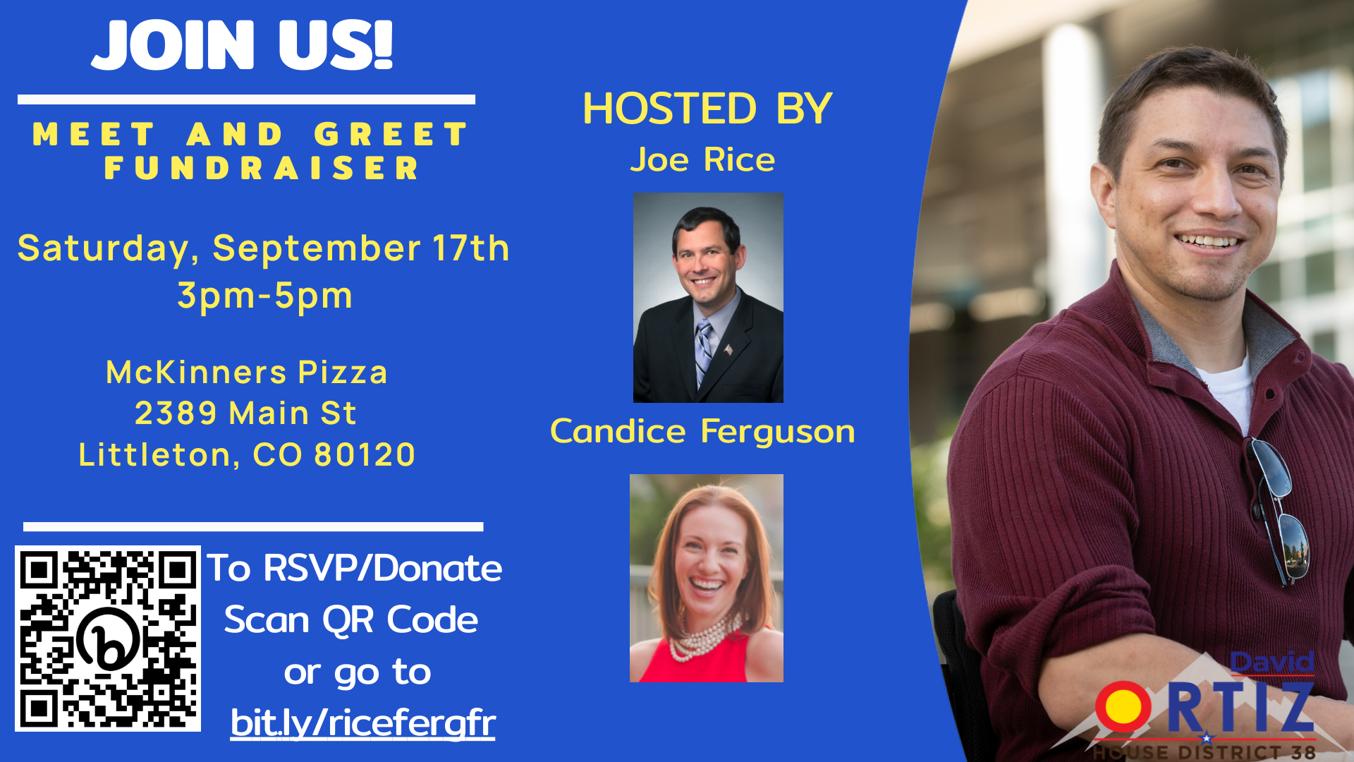 Joe Rice and Candice Ferguson Meet and Greet Fundraiser