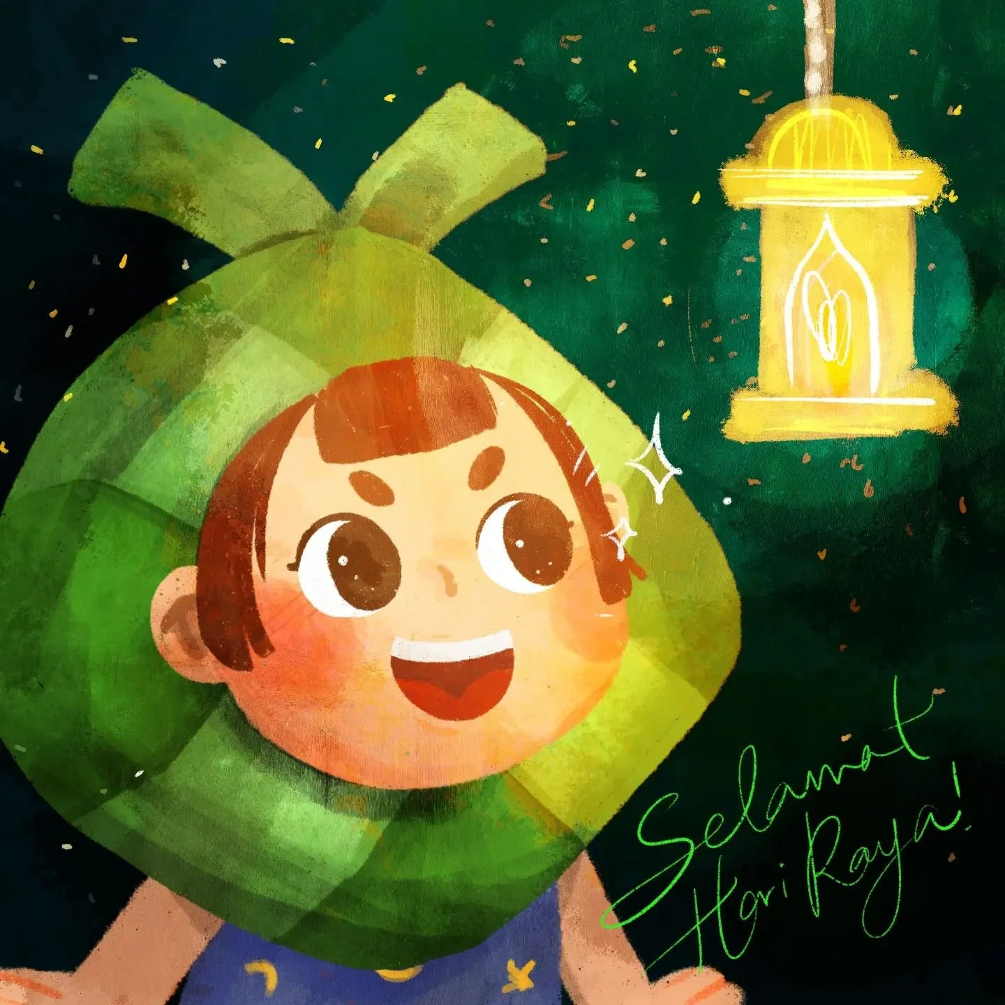 Before the day ends.. happy hari raya!

#momotardo #momo #hariraya #illustration #illustratorsoninstagram #illustrate #digital #digitalart #drawing #draw #doodle #doodling #character #holiday #festival #digitalillustration #絵 #イラスト #イラストレーター #イラストレーシ