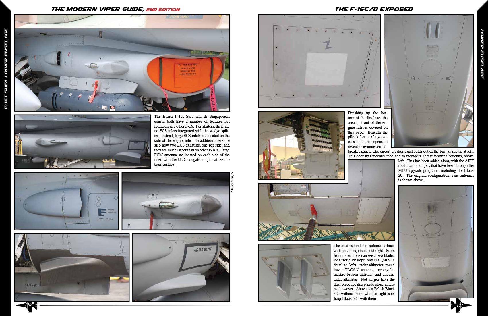 The Modern Guide series leaves no part of the aircraft untouched, with clear photos and descriptions. This page spread is from The Modern Viper Guide, 2nd Edition.