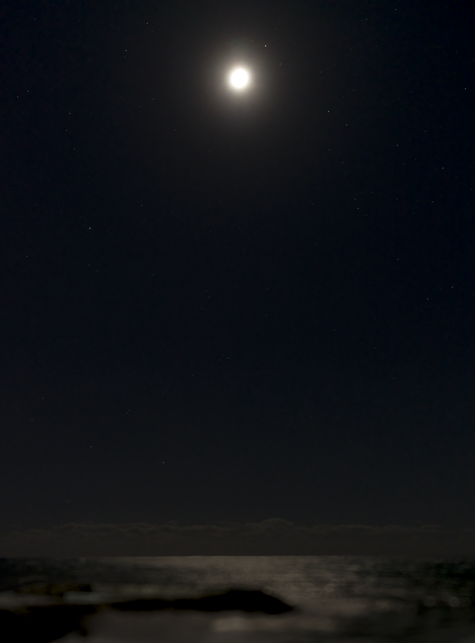Moon Over the Mediterranean 