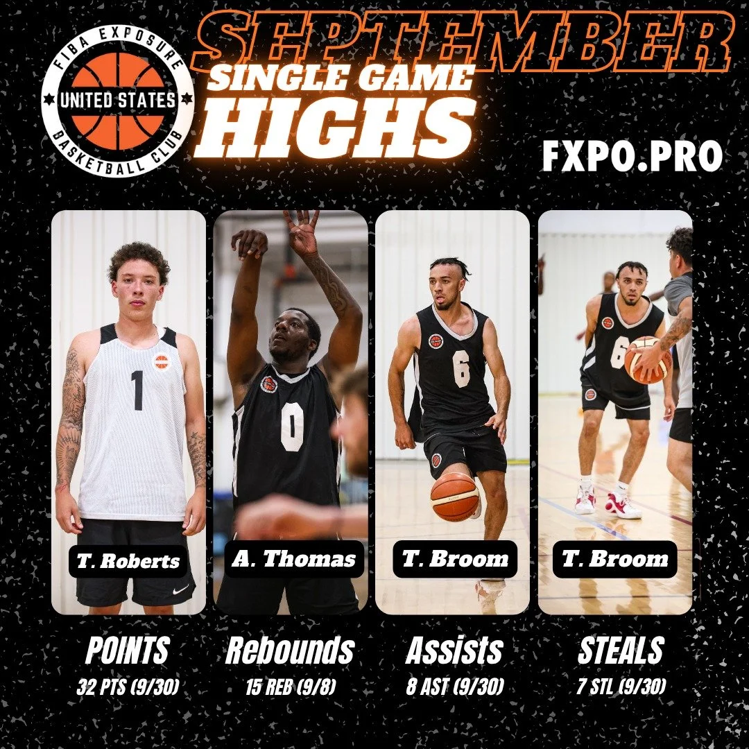 🗣️FXPO Top Performers for the month of September&mdash; monthly leaders, single game highs and top 10 players for all stat categories📊 #fiba #fibaagent #asiabasketball #chinabasketball #eurobasket #australianbasketball #fibaam&eacute;ricas
#fibaasi
