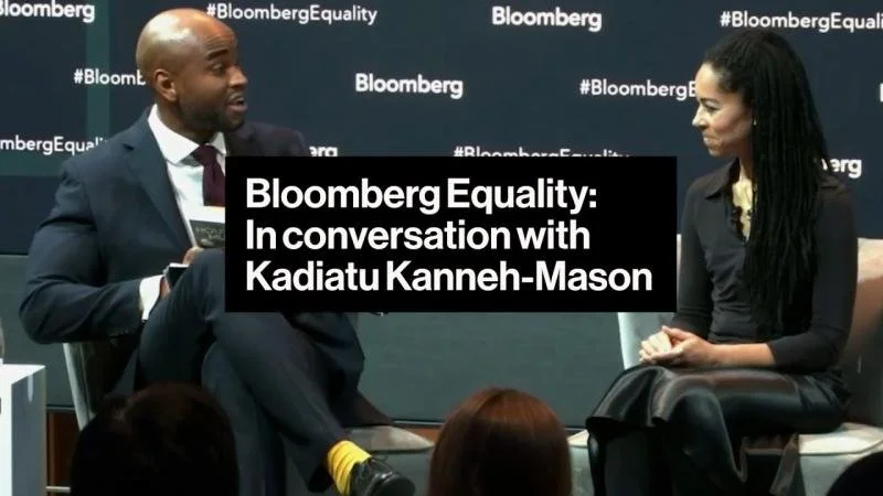 Bloomberg Equality Summit: Etienne interviews Dr Kadiatu Kanneh-Mason