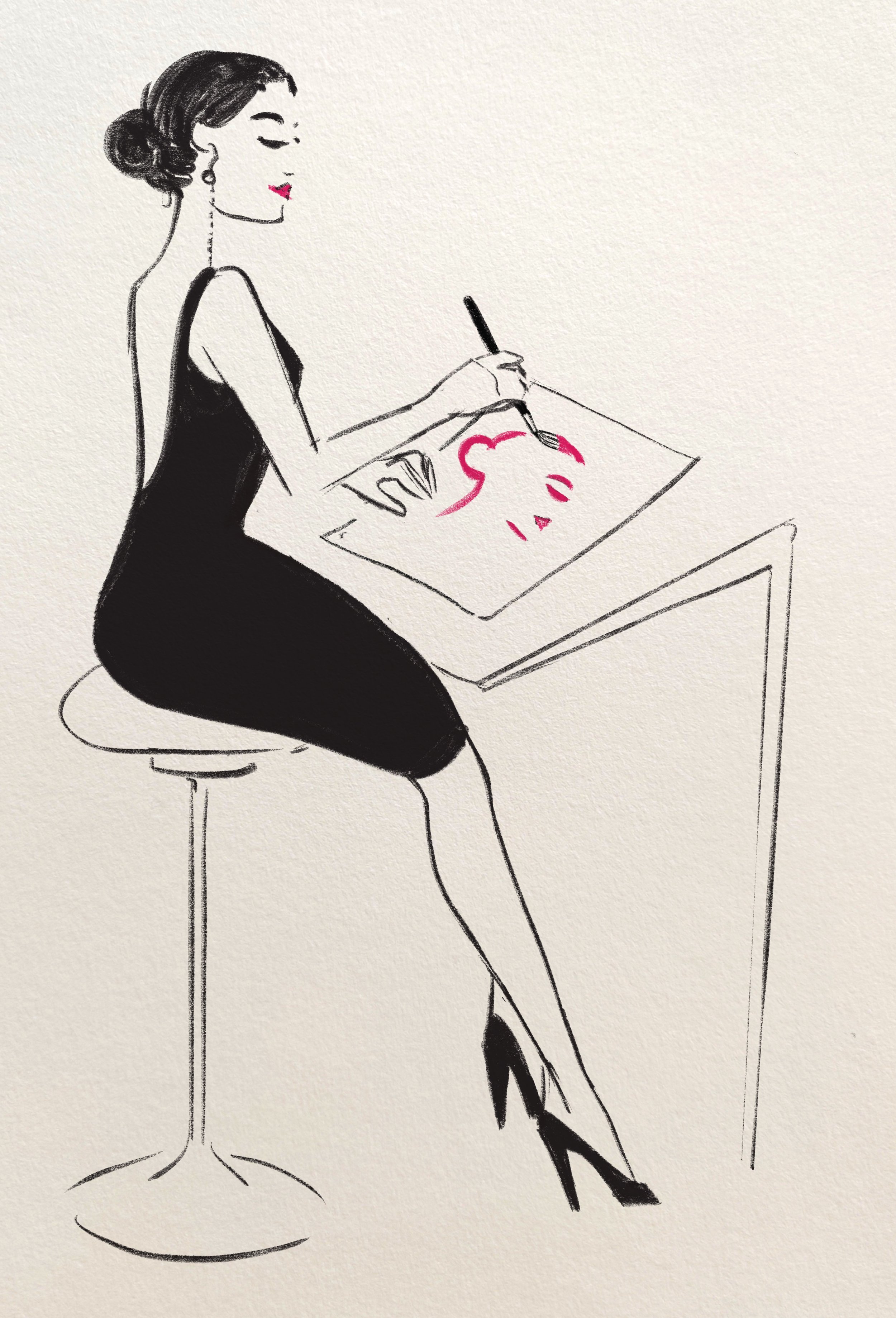 Fashion illustrator for the life events