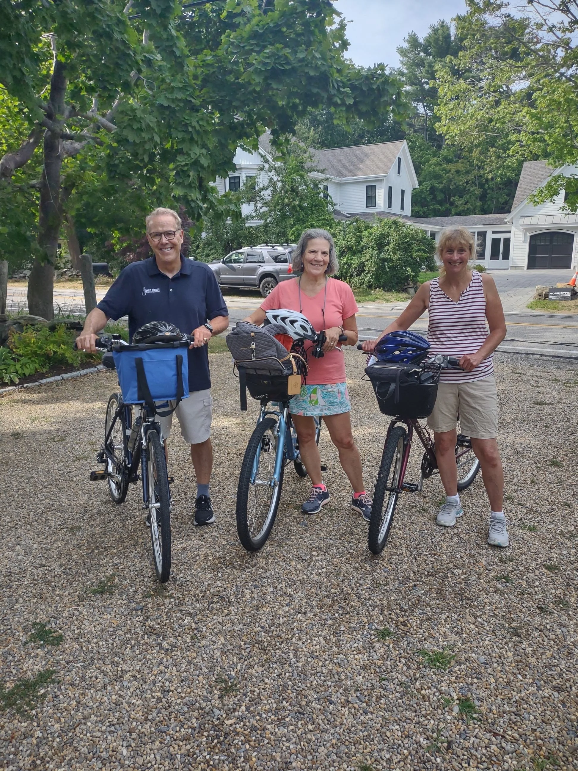 We are meeting our neighbors and knocking on doors