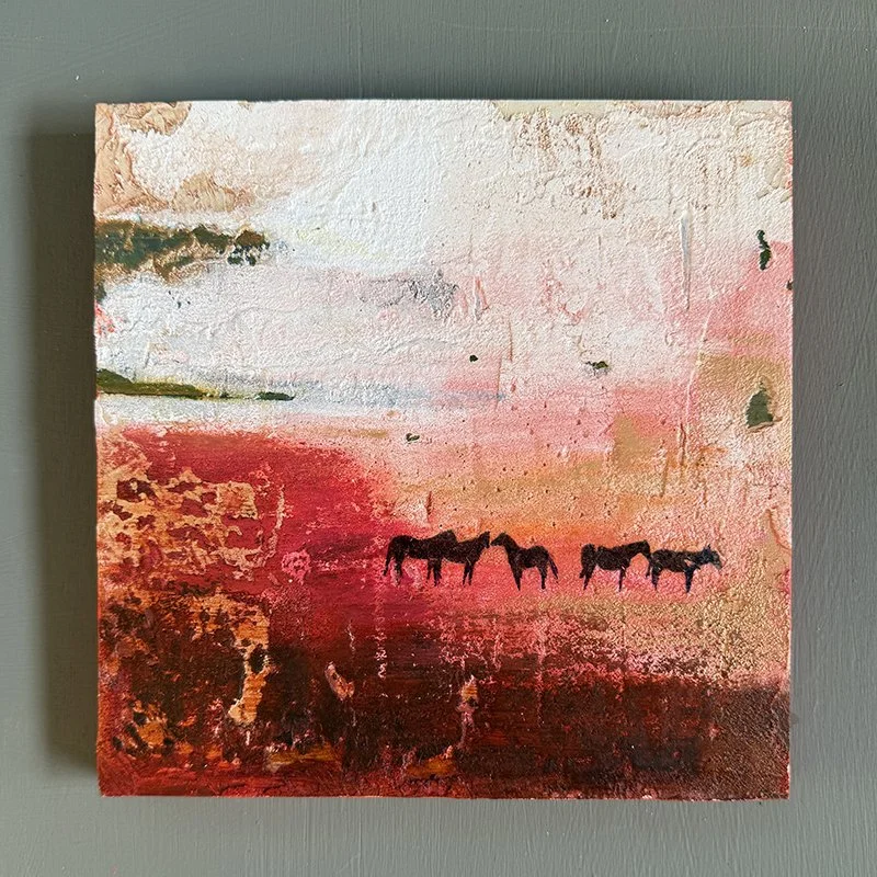 PINK SKY DREAMING - Mini Painting