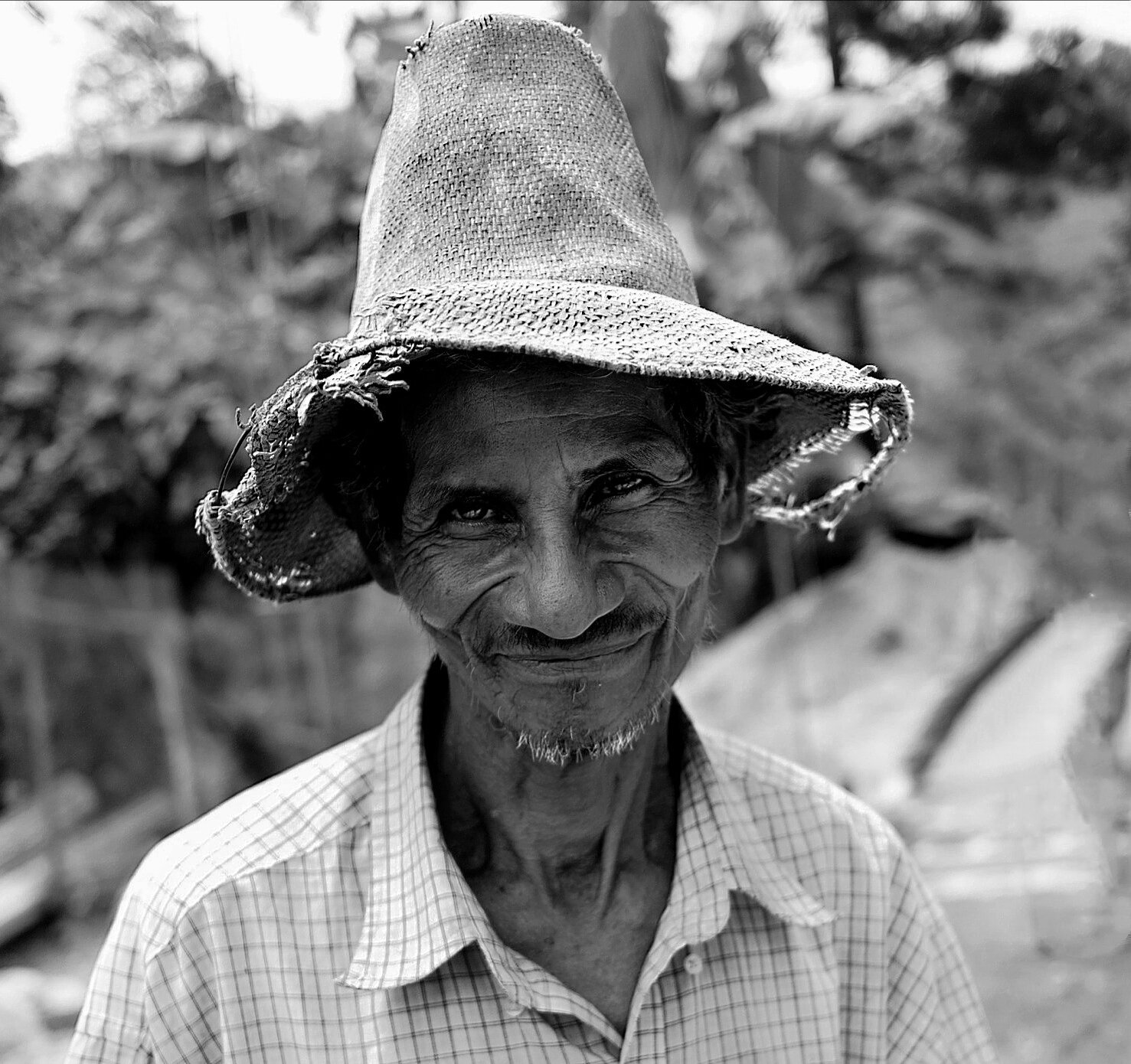 Pedro Benitez, farmer, at age 75.  Taken at La Laguna, Honduras, June 2012.