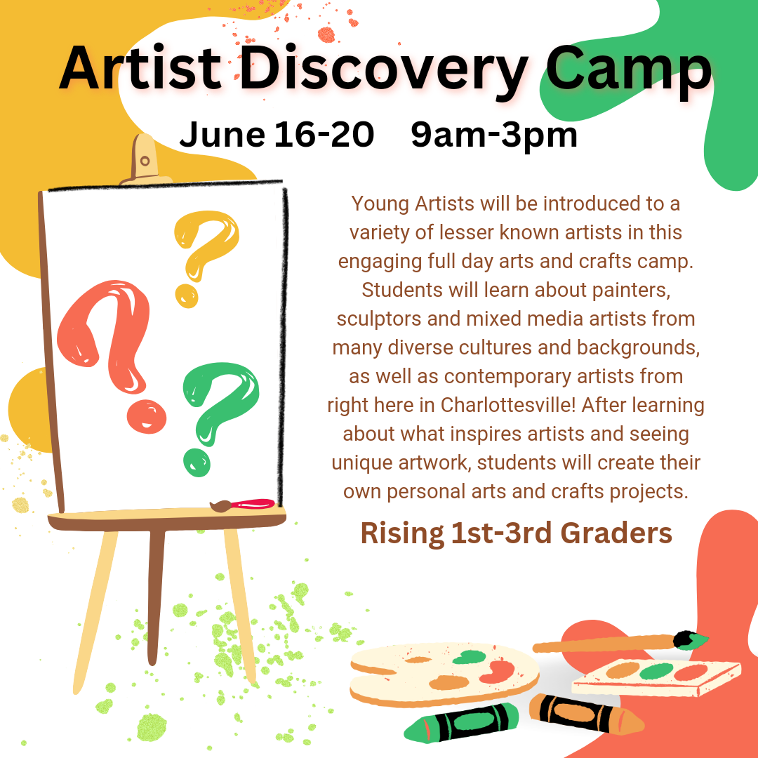 Summer Art Camp — The Scrappy Elephant — Creative Reuse Charlottesville