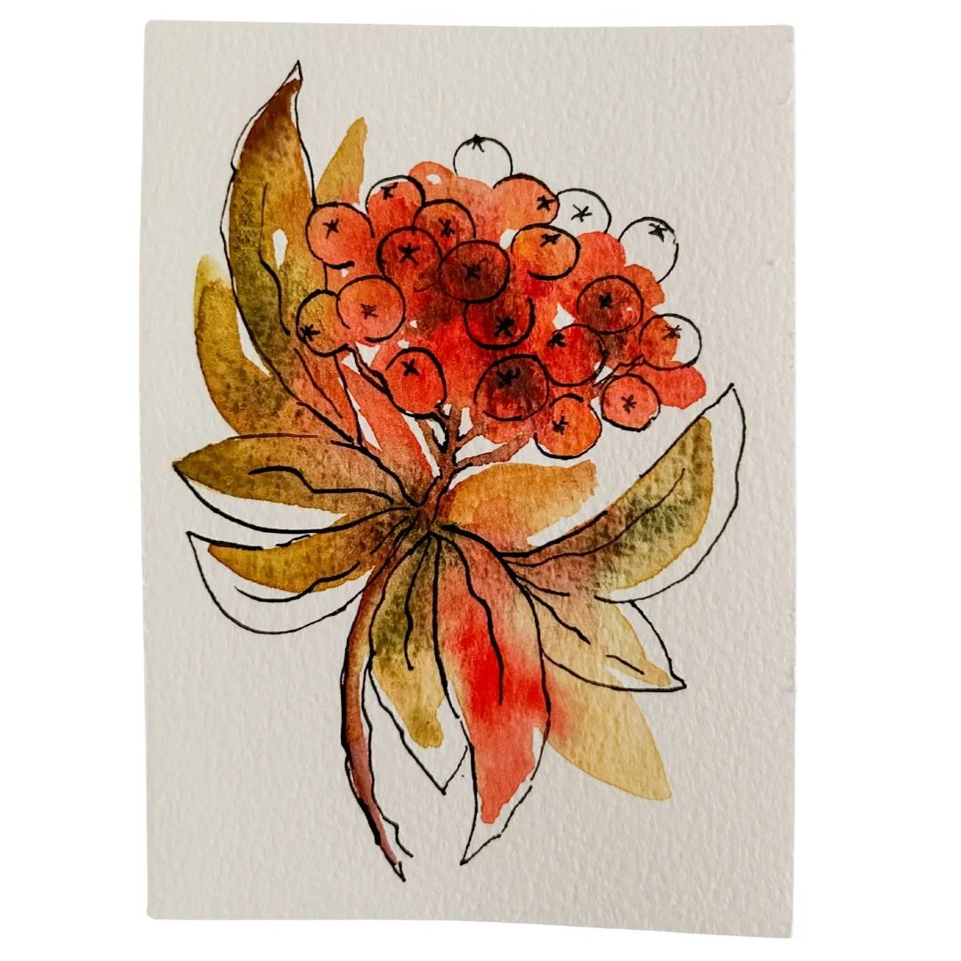 Expressive Painting: Autumn Botanicals in Watercolor