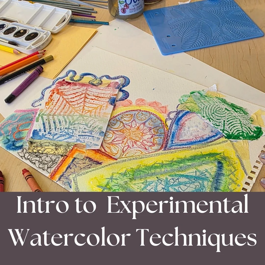 Introduction to experimental watercolor techniques