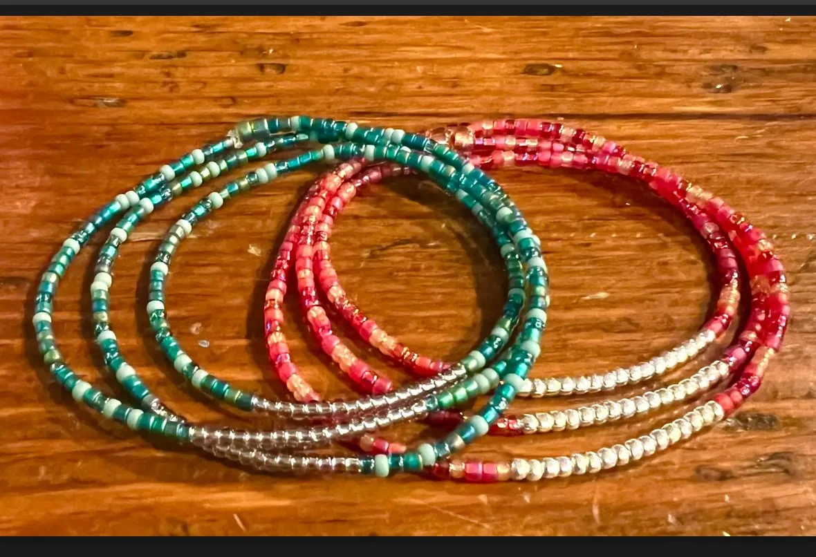 Triple Wrap Bead Bracelets