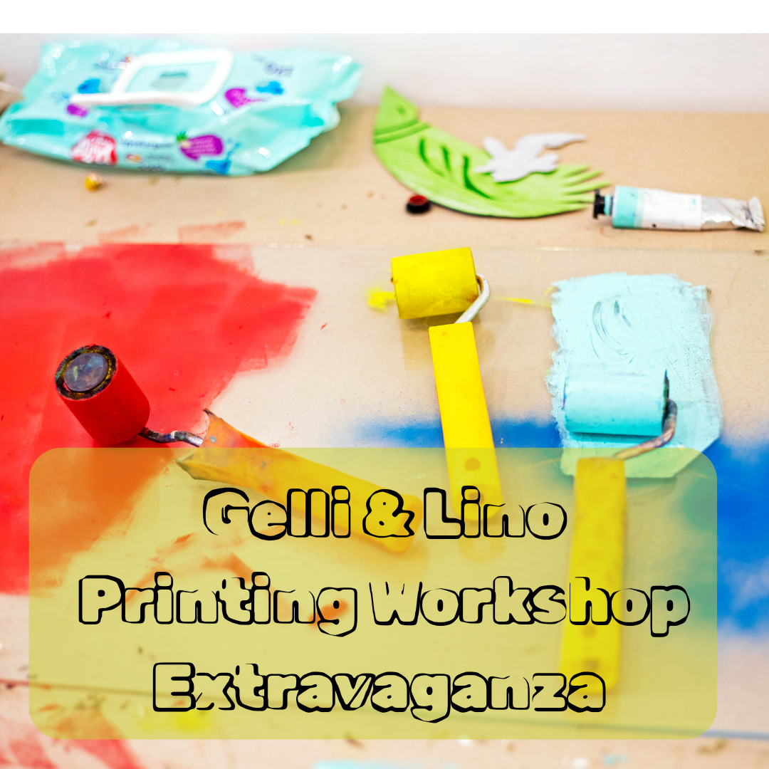 Gelli and Lino Printing Workshop Extravaganza