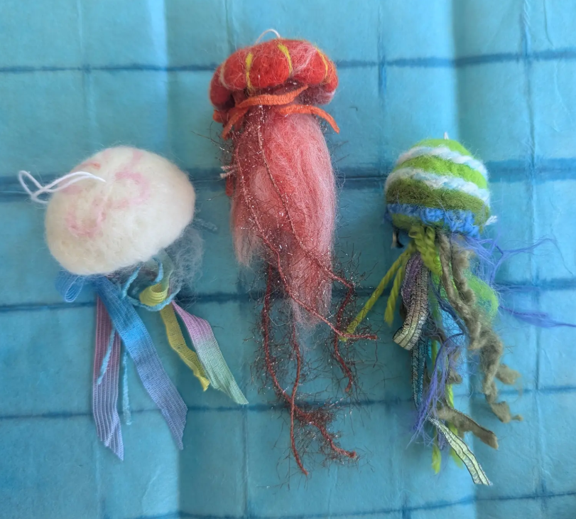 Needle Felted Jellyfish