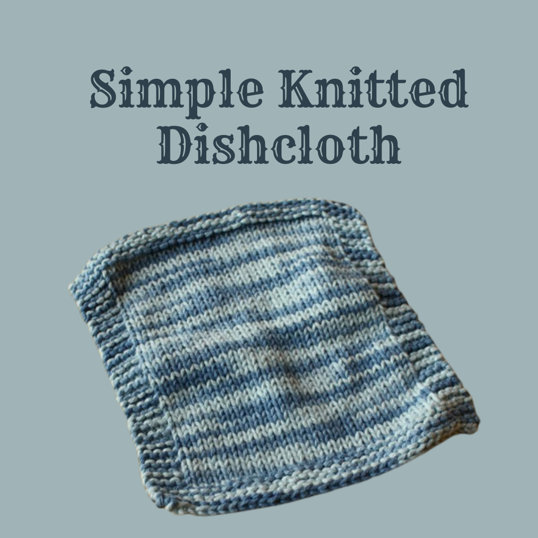 Simple Knitted Dishcloth 
