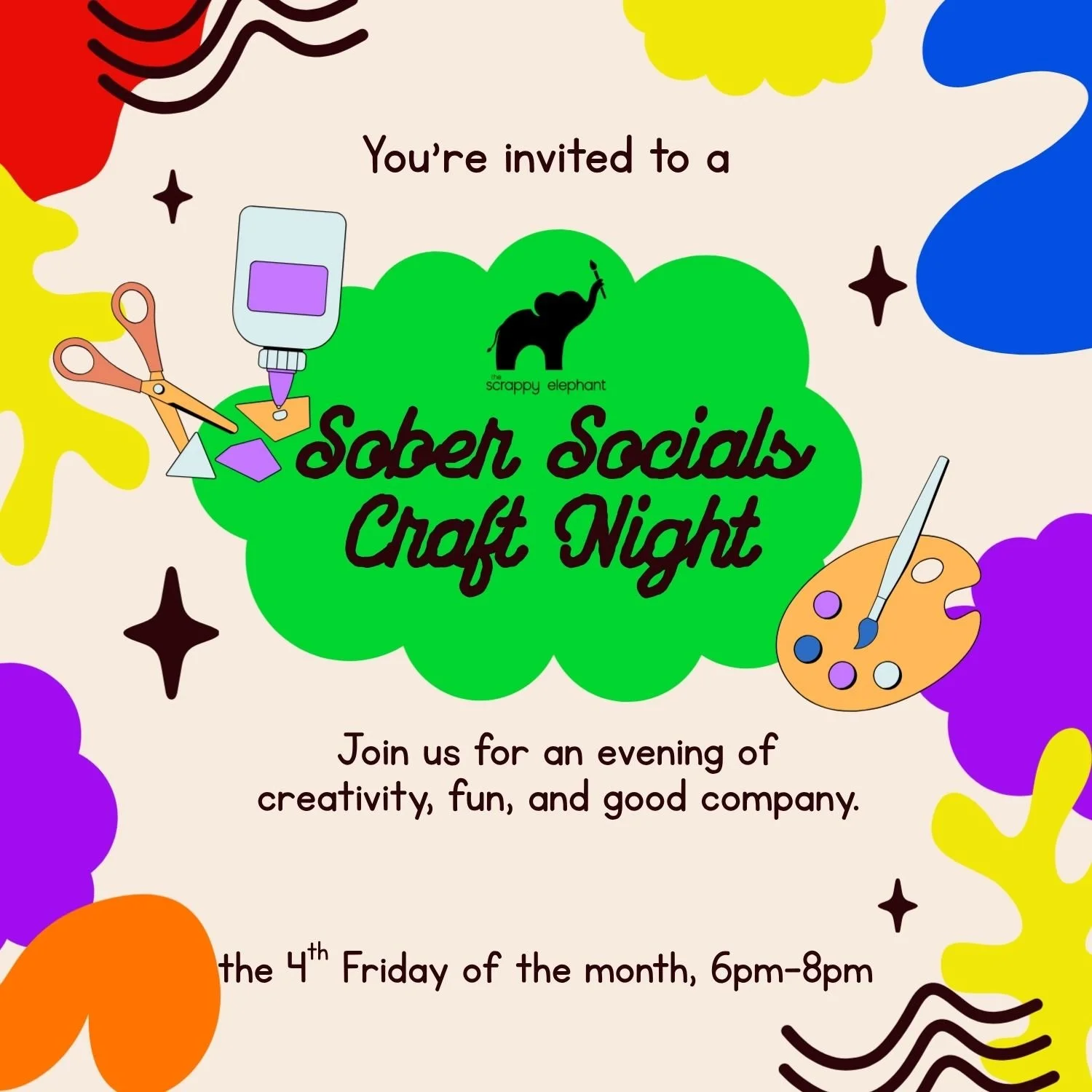 Sober Socials Craft Night