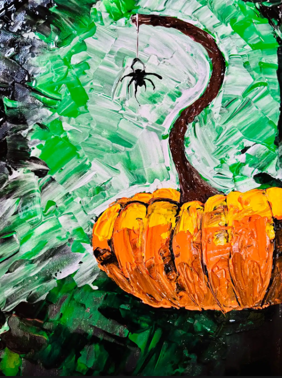 Halloween Palette Knife Painting Class