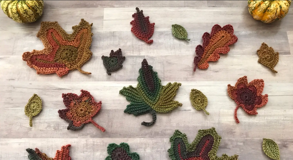 Crochet Fall Leaves