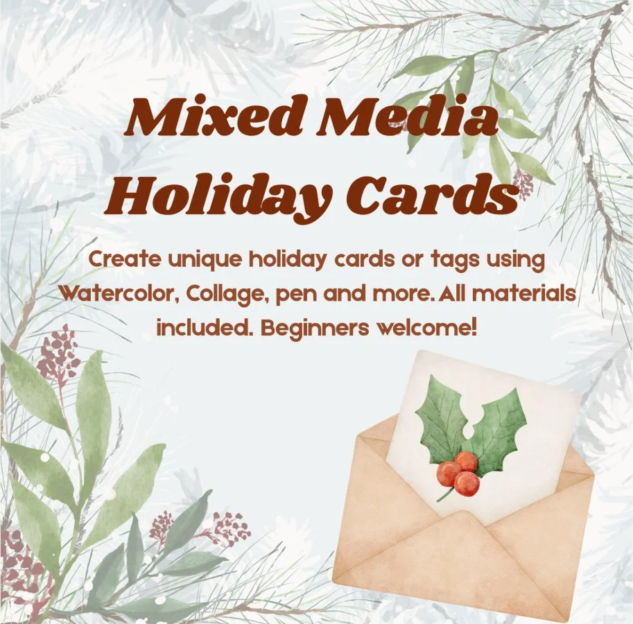 Mixed Media Holiday Cards