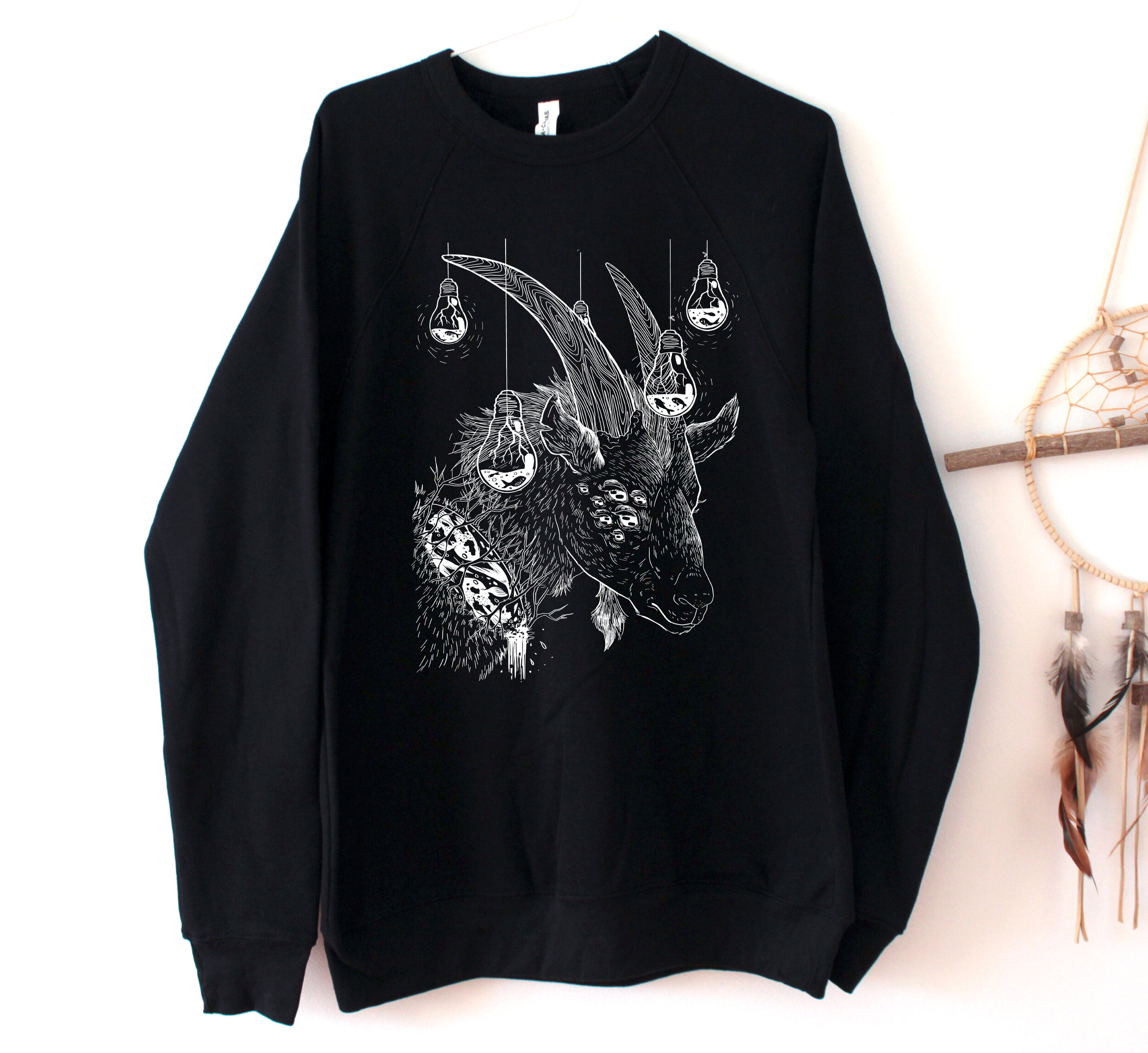 "Lumen Sphera" polycotton unisex crewneck sweatshirt