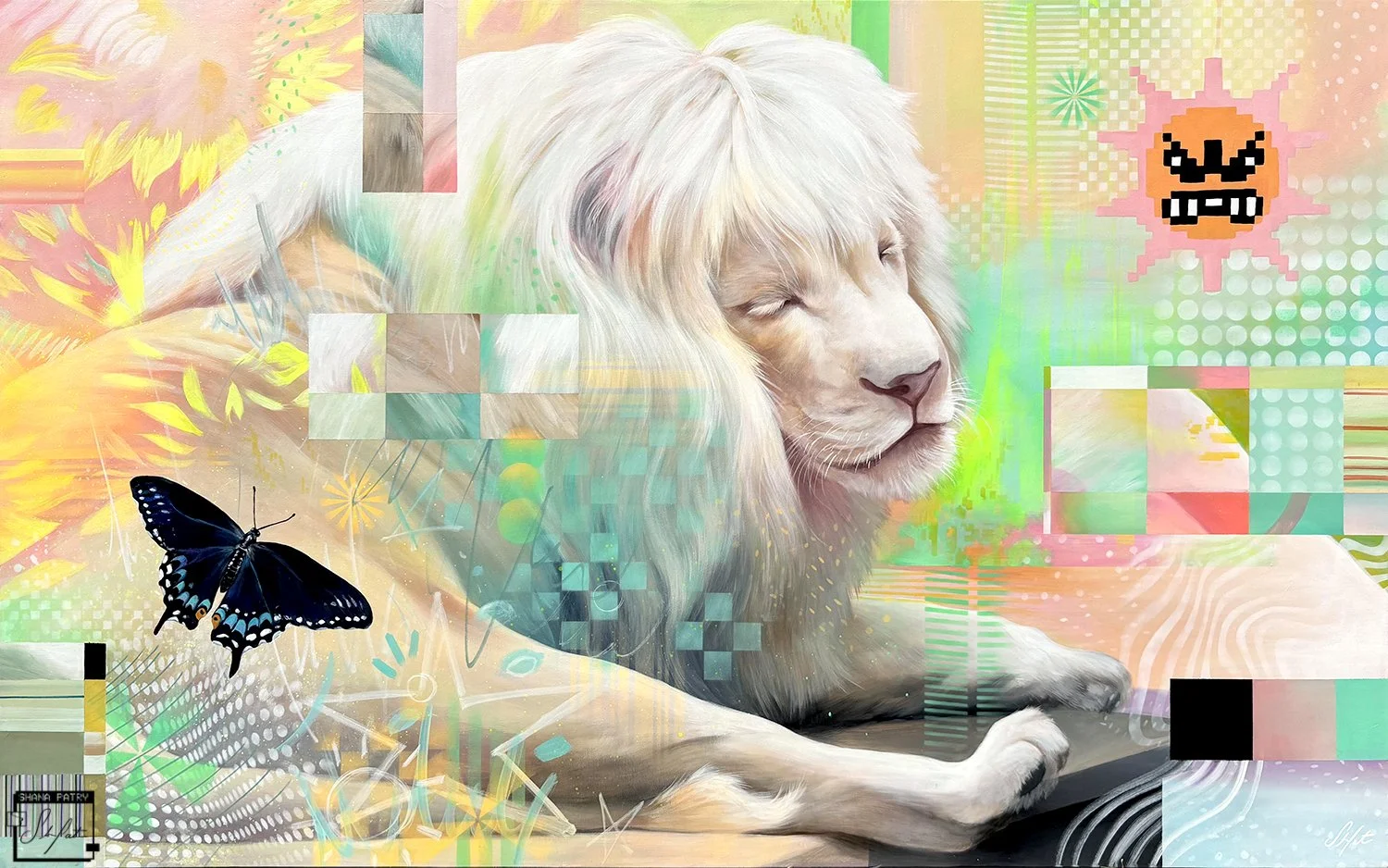 "Hélios" 30x48 inches