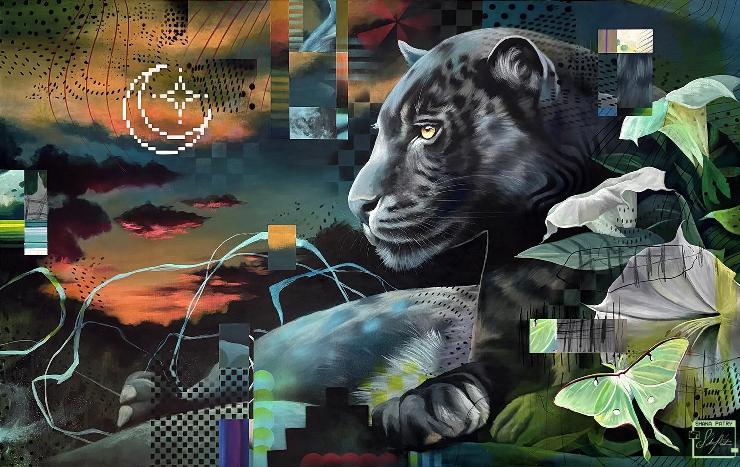 "Selene" 30x48 inches