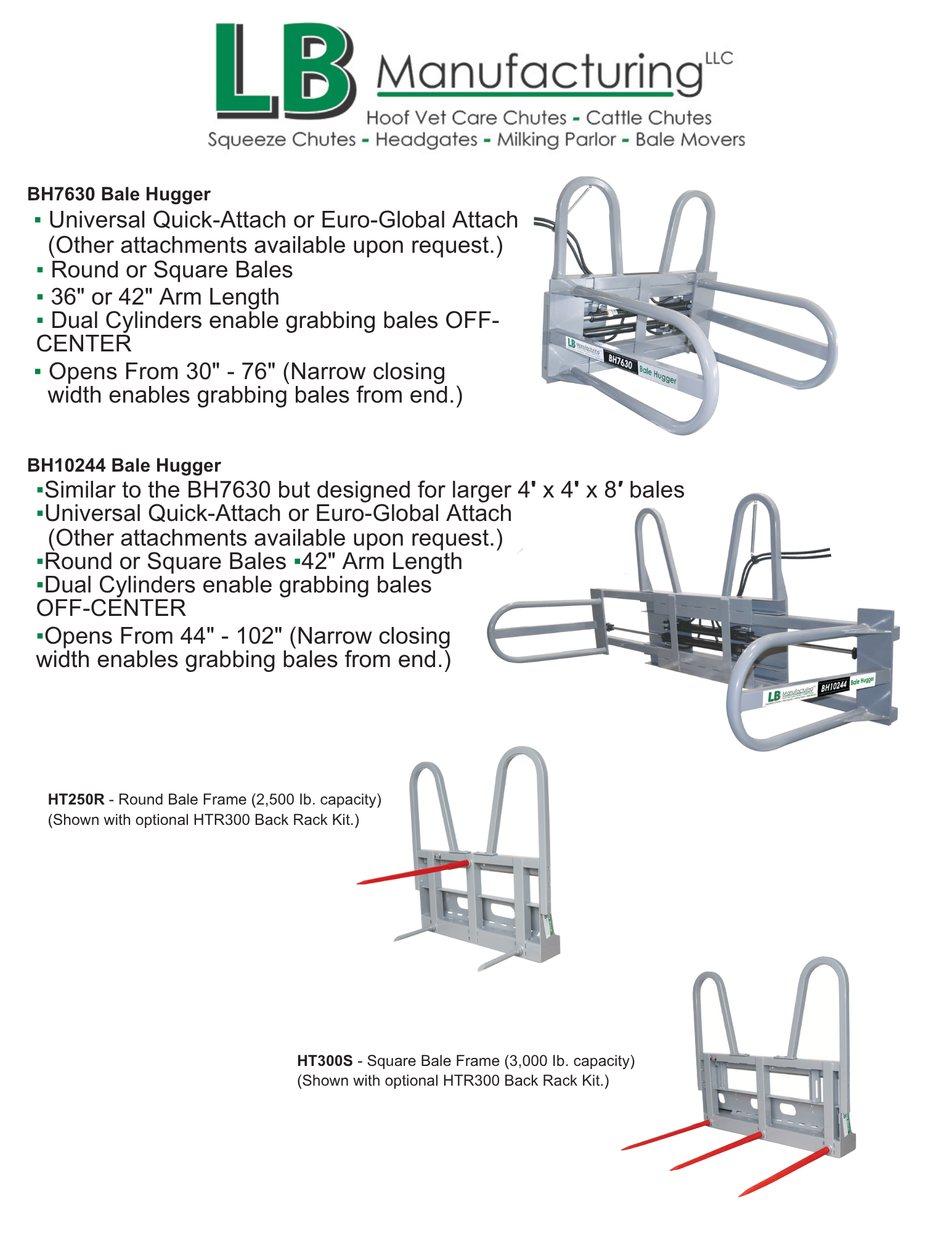 bale hugger bale frame