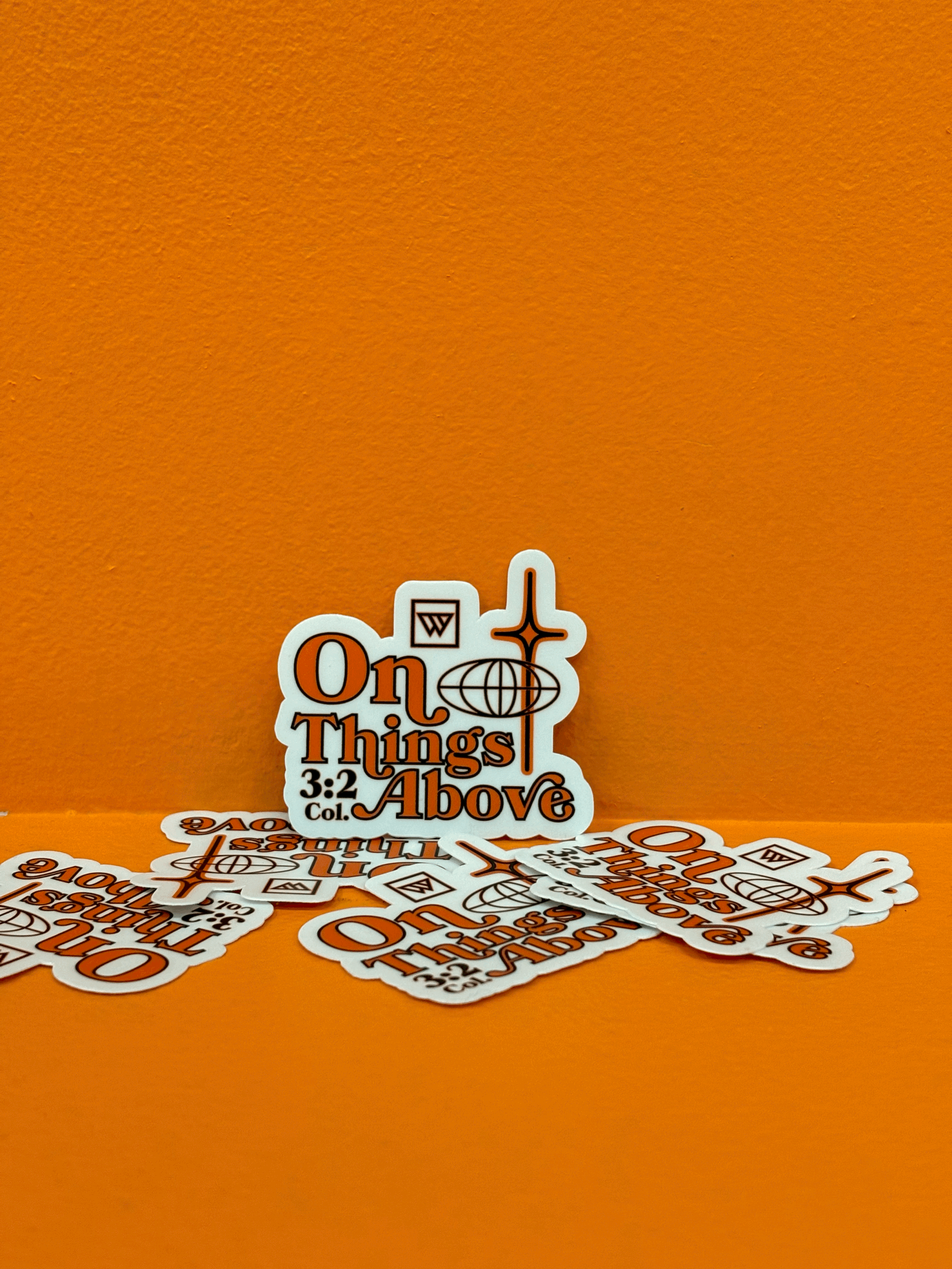 On Things Above Sticker